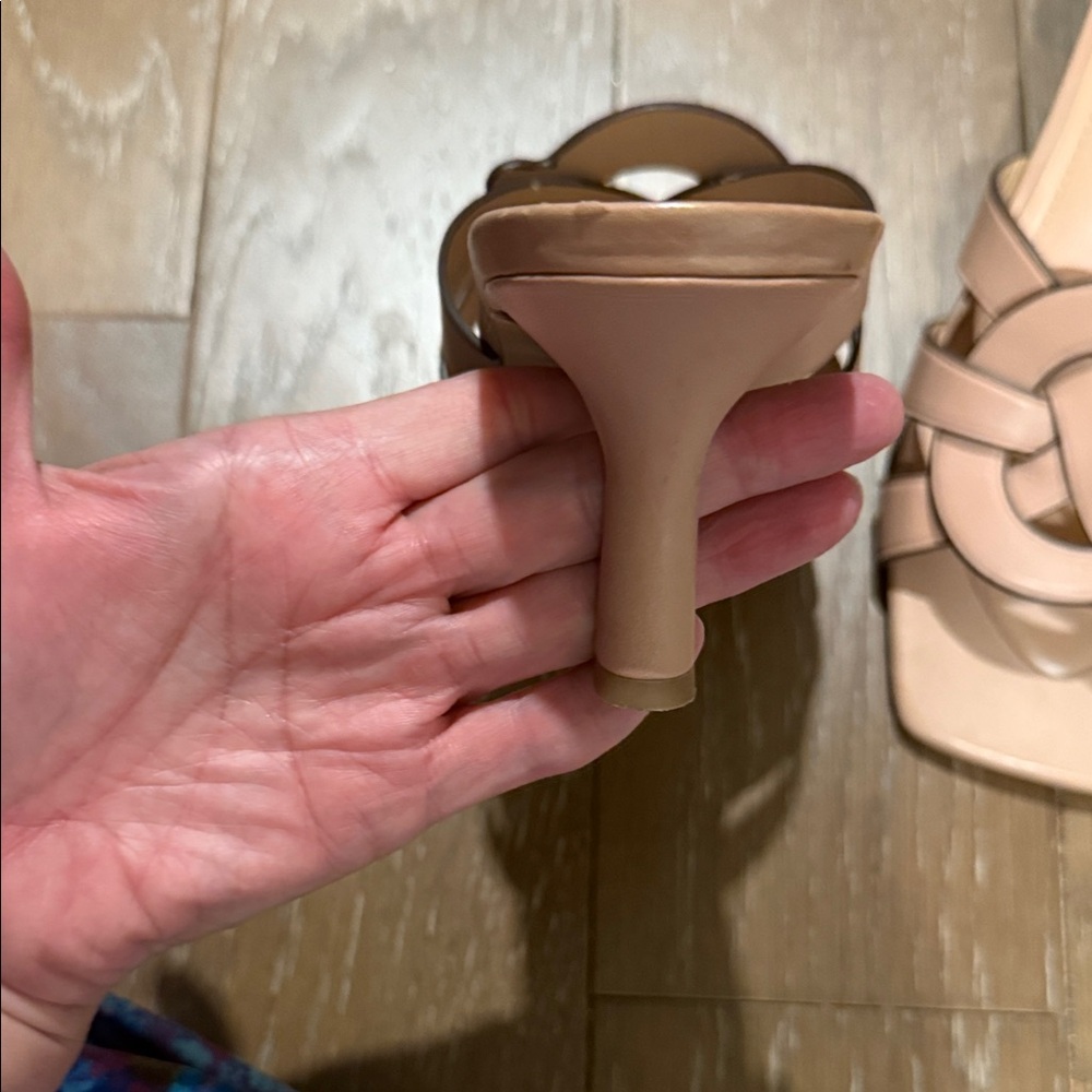 Coach Women's Tan Interwoven Slide Sandals - Picture 3 of 6